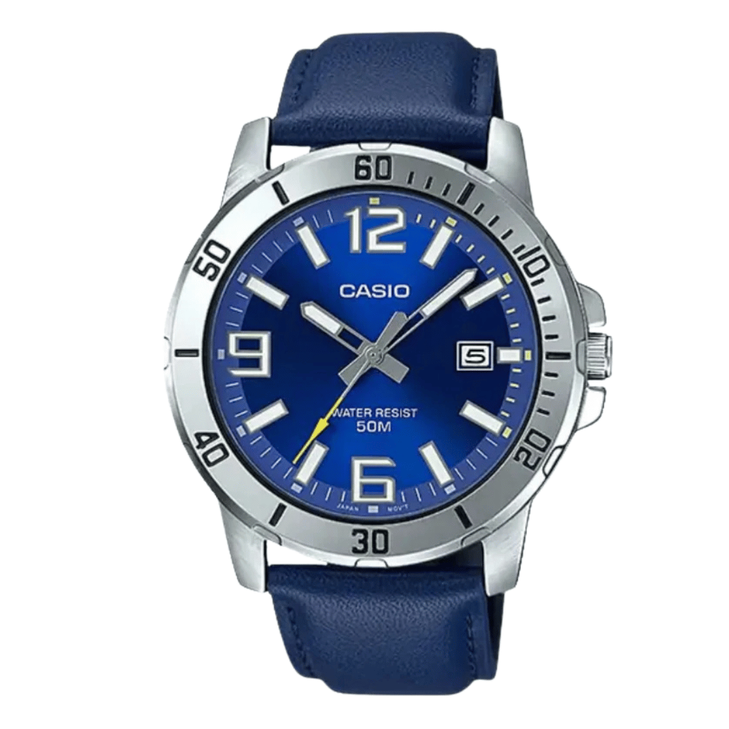 Casio Blue Dial Gents Watch - MTP-VD01L-2BVUDF