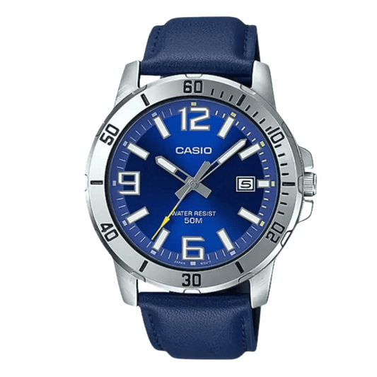 Casio Blue Dial Gents Watch - MTP-VD01L-2BVUDF
