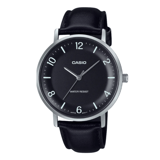 Casio Black Dial Gents Watch - MTP-VT03L-1BDF