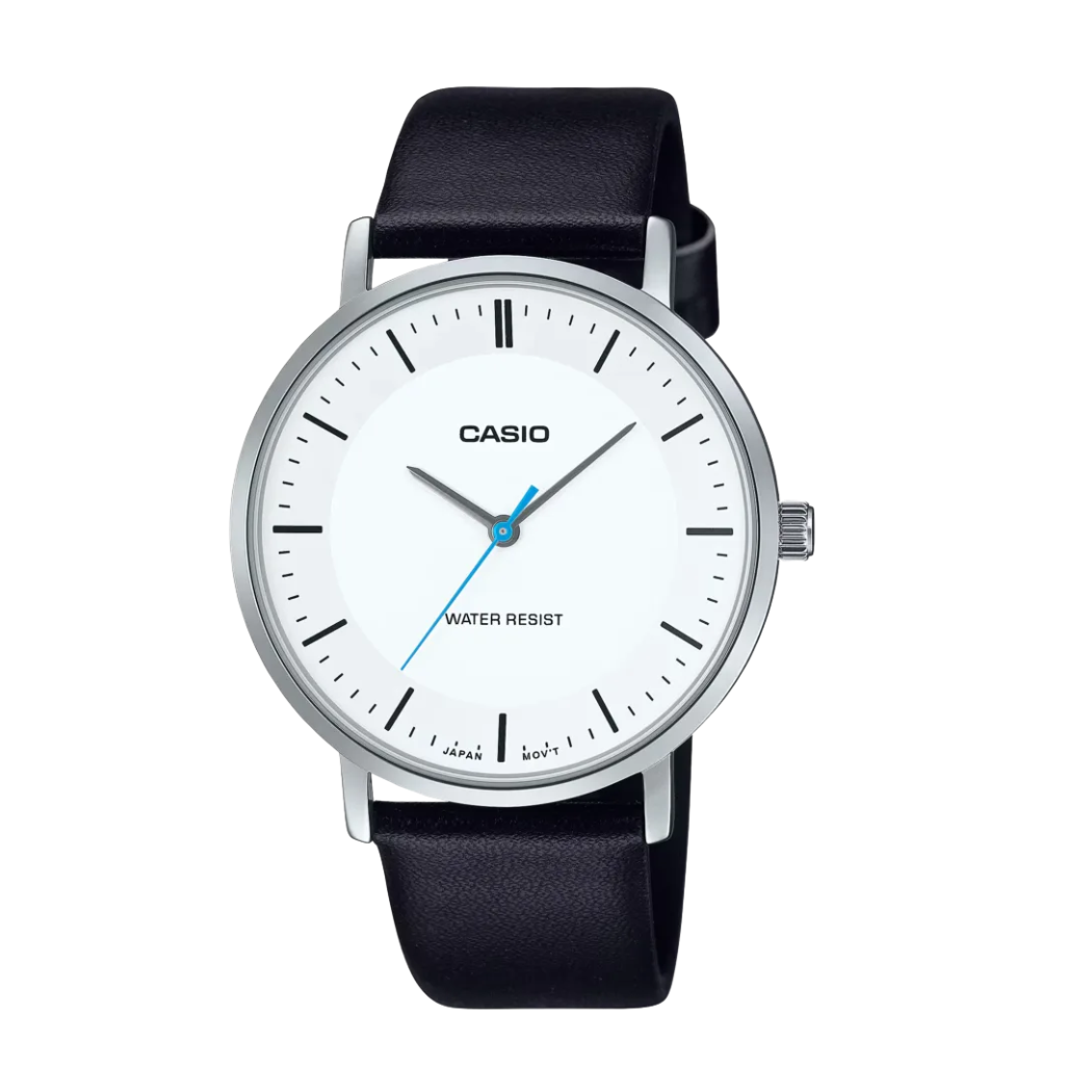 Casio White Dial Gents Watch - MTP-VT04L-7EDF