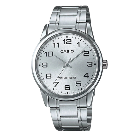 Casio Silver Dial Gents Watch - MTP-V001D-7BUDF