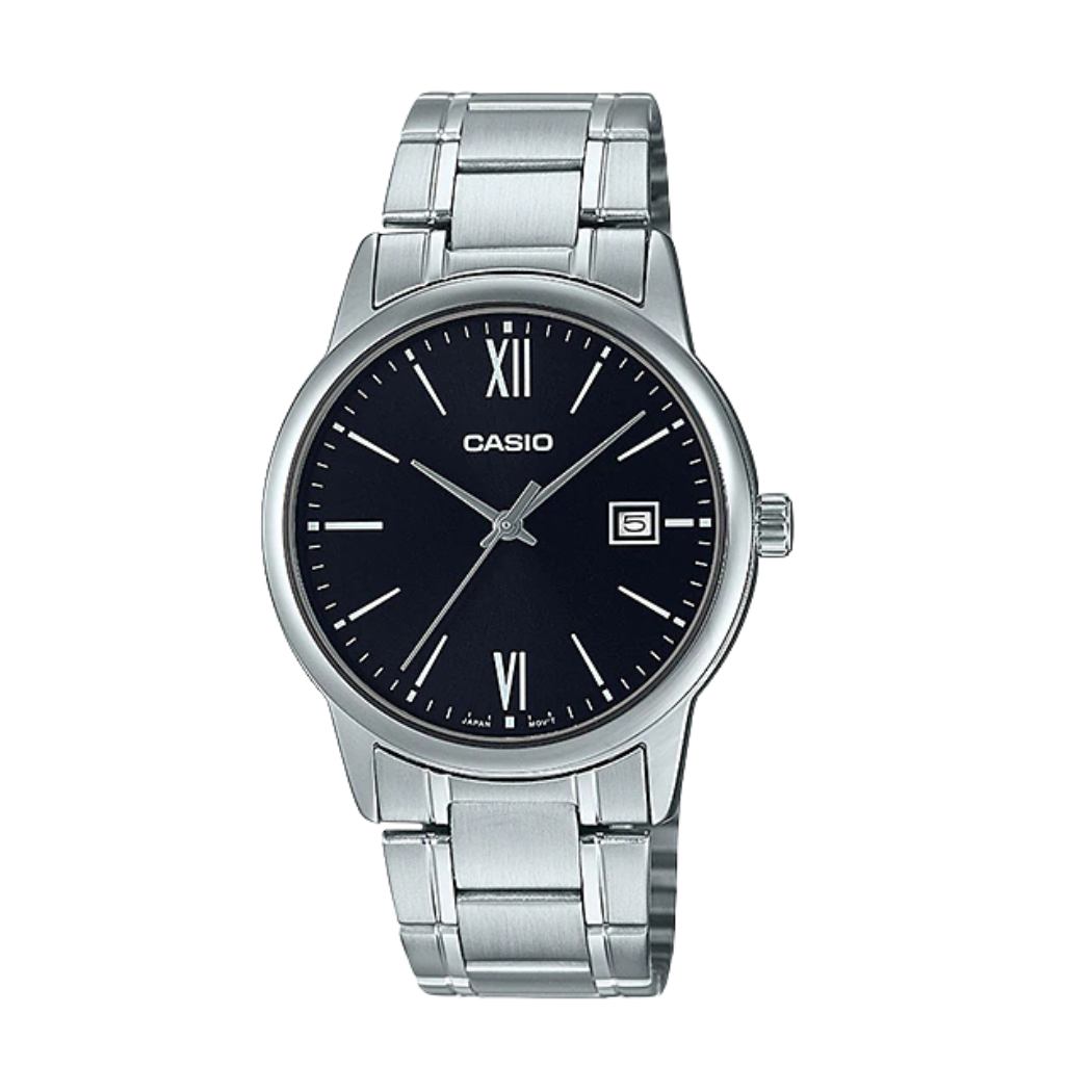 Casio Black Dial Gents Watch - MTP-V002D-1B3UDF