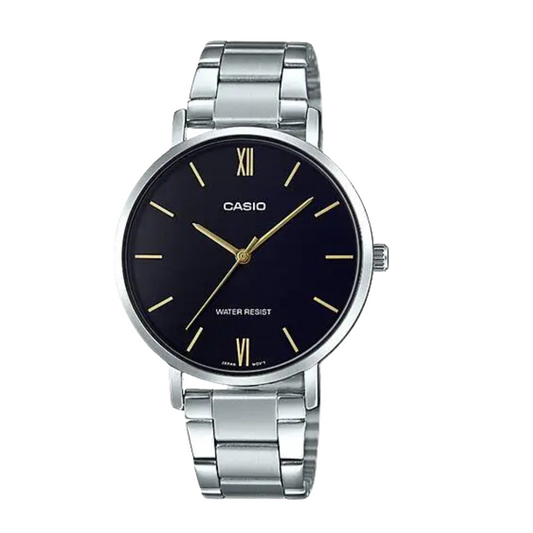Casio Black Dial Ladies Watch - LTP-VT01D-1BUDF