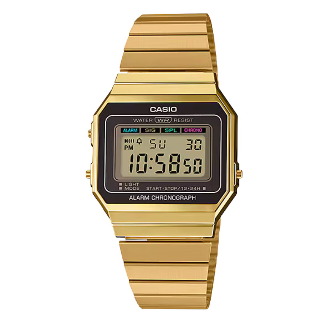 Casio Black Dial Ladies Watch - A-700WG-9ADF