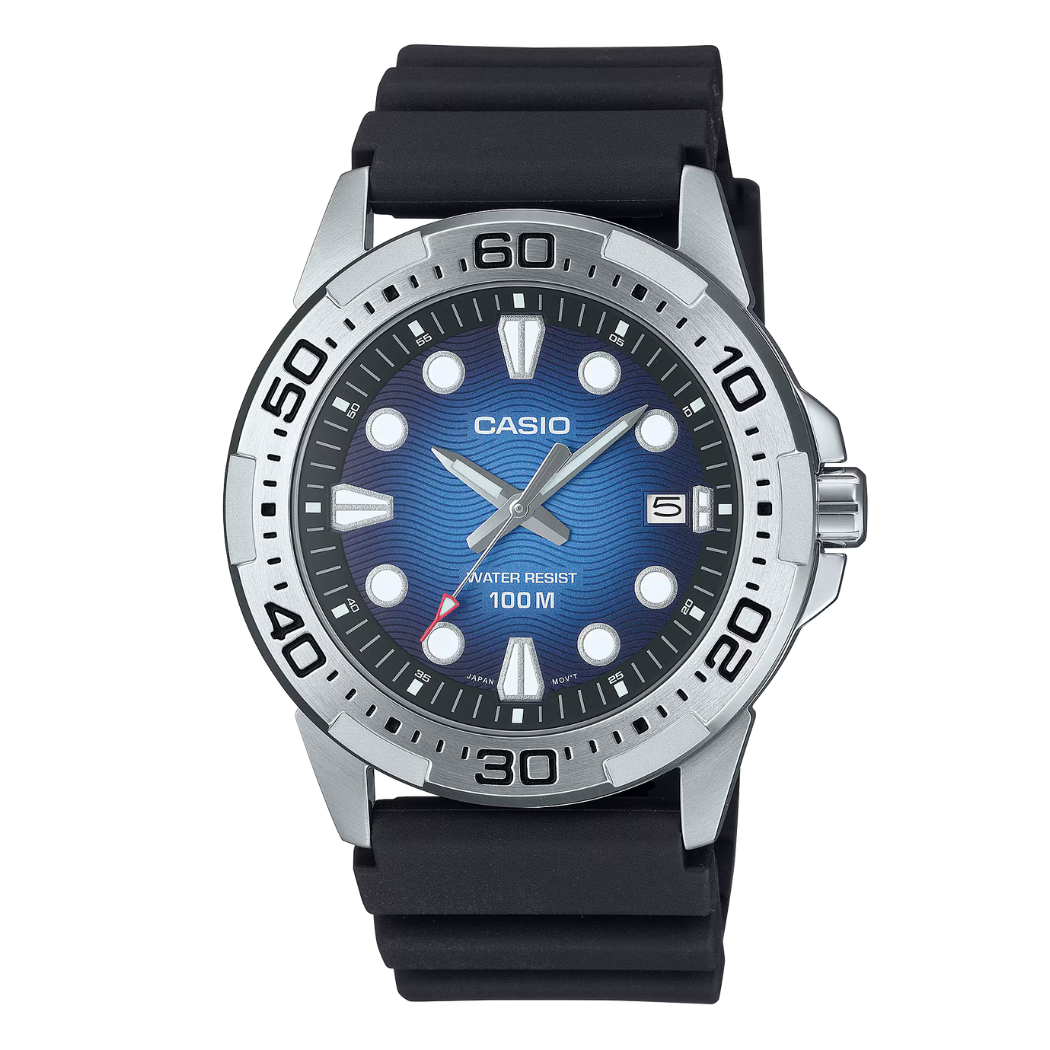 Casio Blue Dial Gents Watch - MTD-140-2AVDF