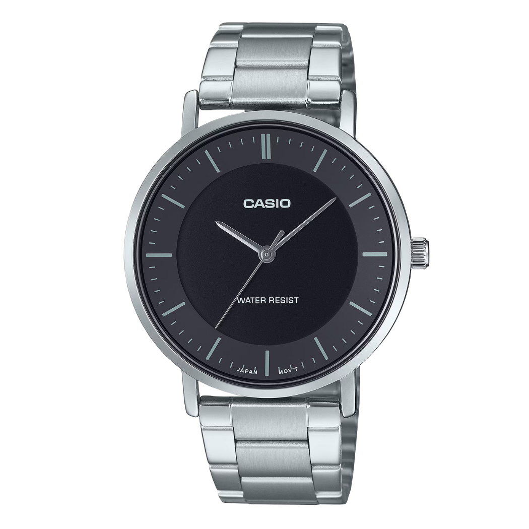 Casio Black Dial Gents Watch - MTP-VT04D-1EDF