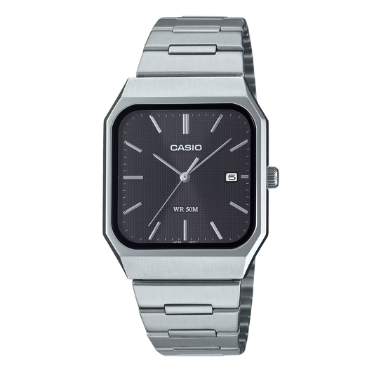 Casio Black Dial Gents Watch - MTP-B185D-1AVDF