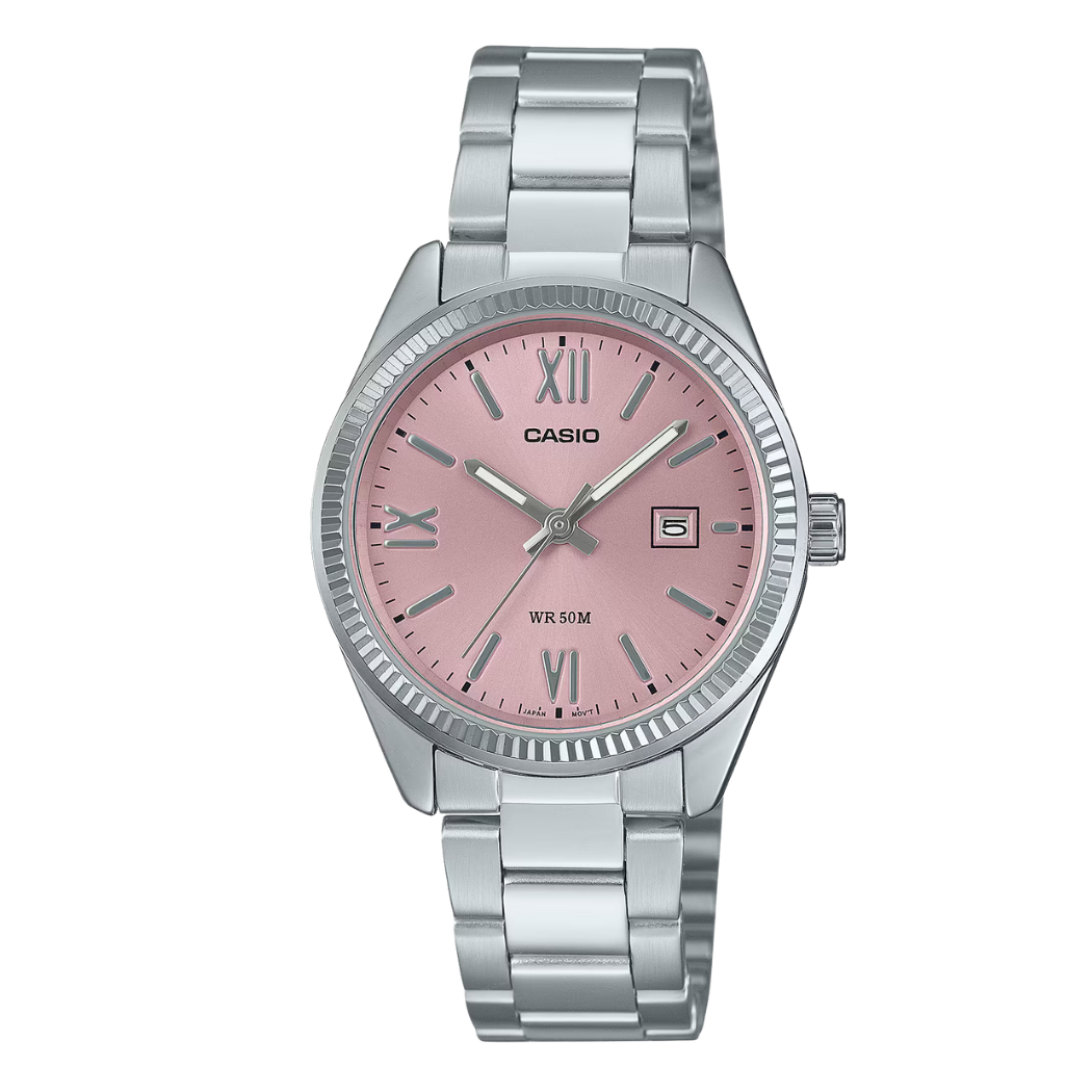 Casio Pink Dial Ladies Watch - LTP-1302DD-4A1VDF