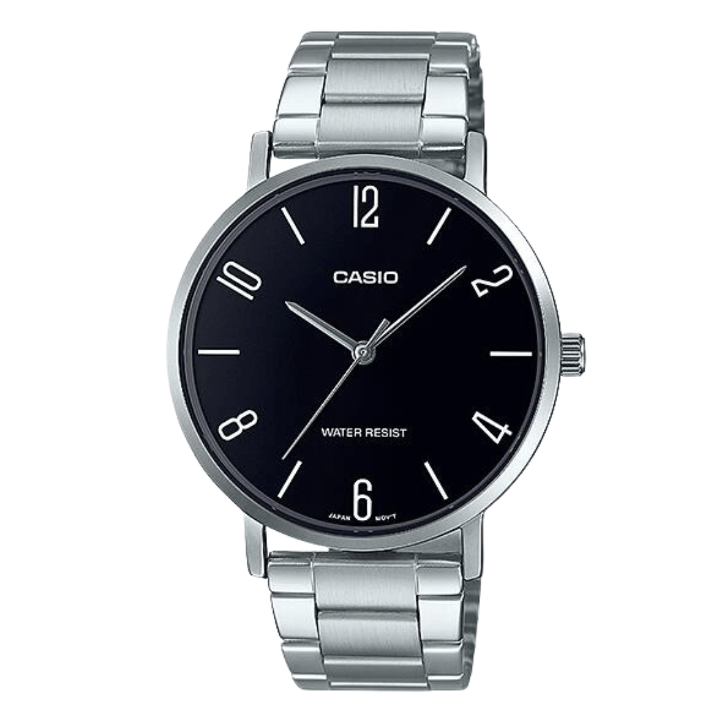 Casio Black Dial Gents Watch - MTP-VT01D-1B2UDF
