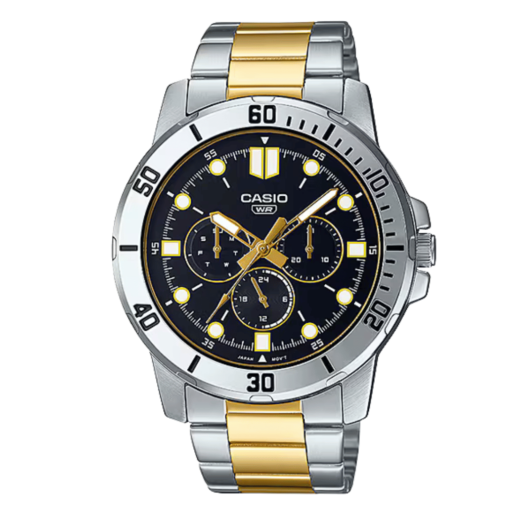Casio Black Dial Gents Watch - MTP-VD300SG-1EUDF