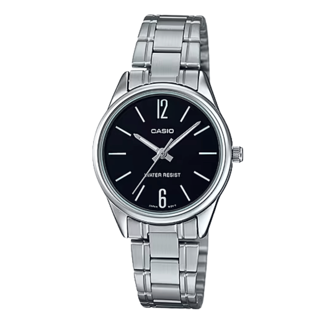 Casio Black Dial Ladies Watch - LTP-V005D-1BUDF