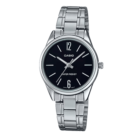 Casio Black Dial Ladies Watch - LTP-V005D-1BUDF