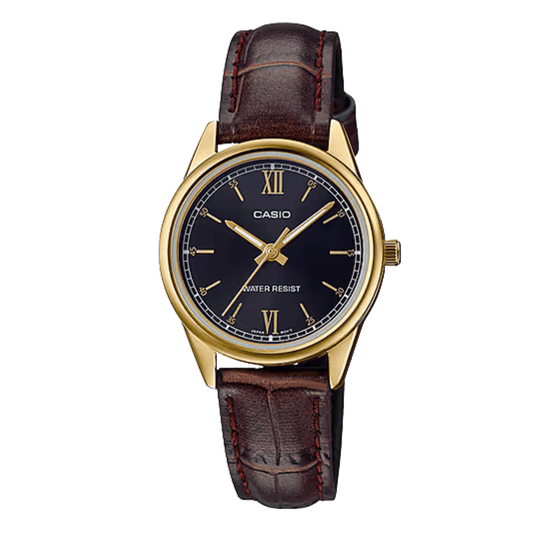 Casio Black Dial Ladies Watch - LTP-V005GL-1B2UDF
