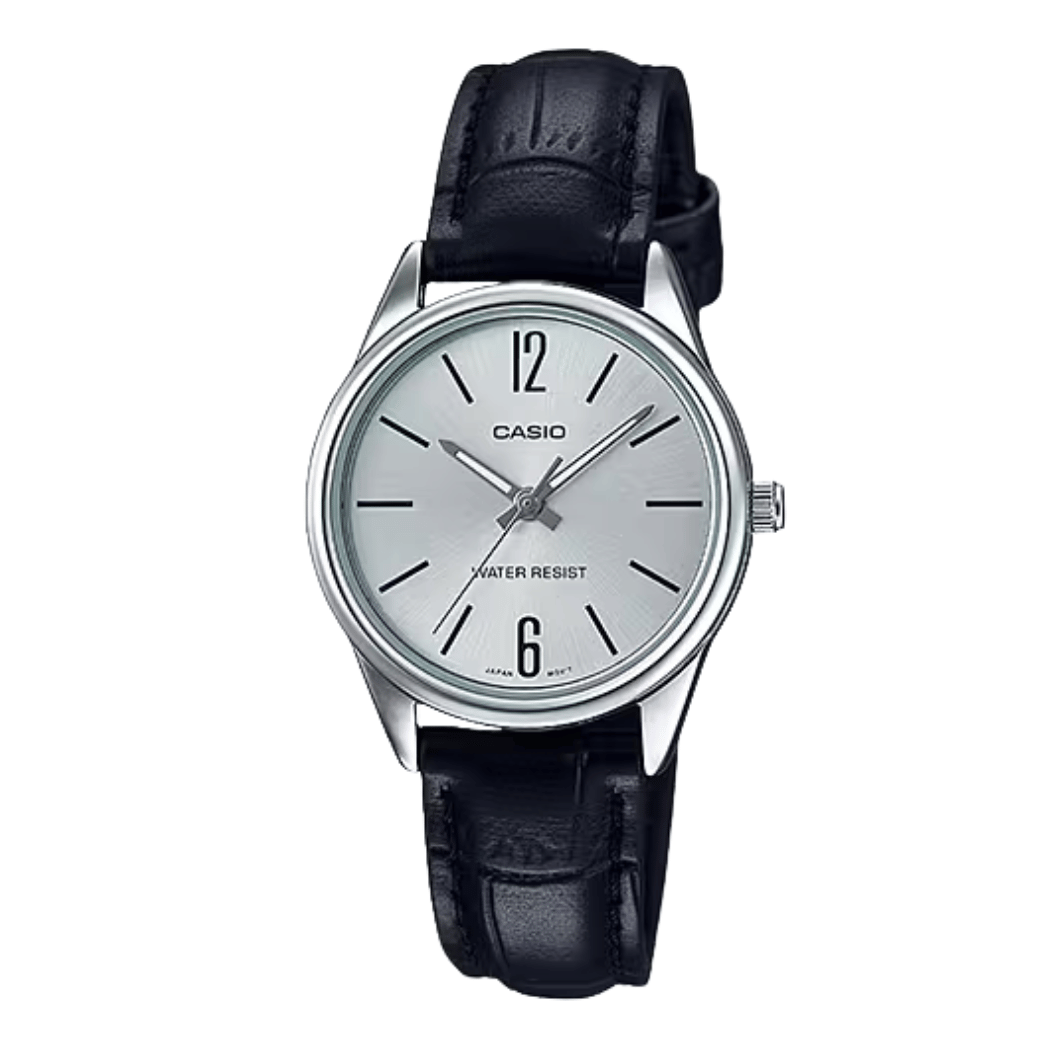 Casio Silver Dial Ladies Watch - LTP-V005L-7BUDF