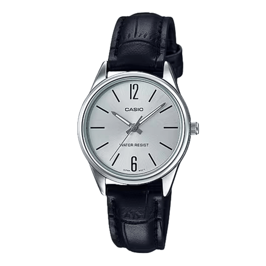 Casio Silver Dial Ladies Watch - LTP-V005L-7BUDF