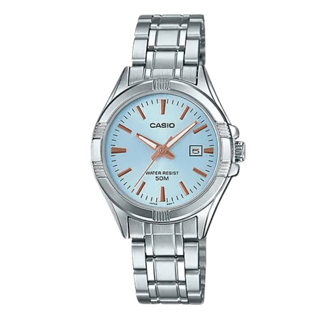 Casio Tiffany Dial Ladies Watch - LTP-1308D-2AVDF