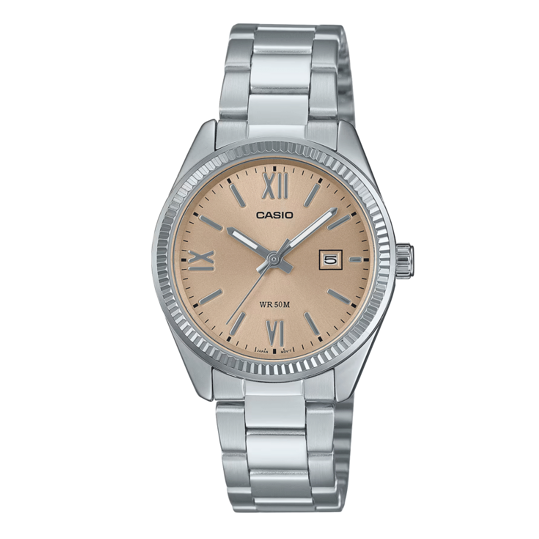 Casio Brown Dial Ladies Watch - LTP-1302DD-4A2VDF