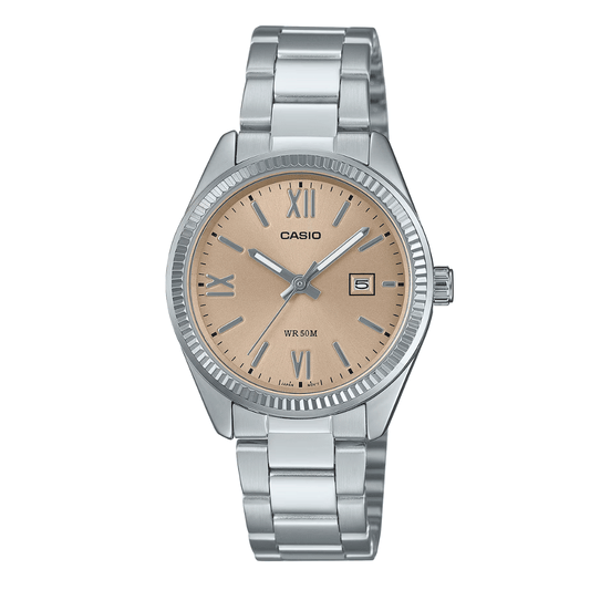 Casio Brown Dial Ladies Watch - LTP-1302DD-4A2VDF