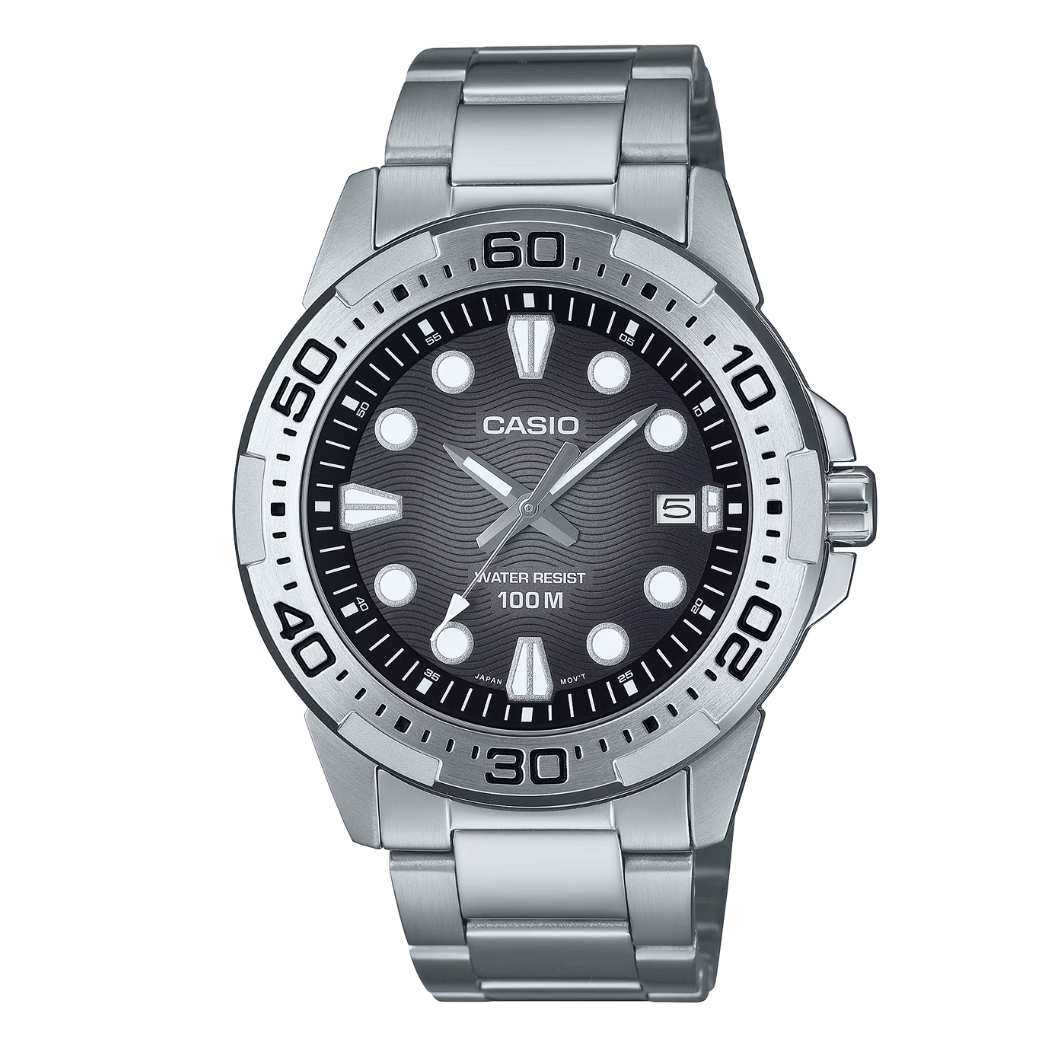 Casio Black Dial Gents Watch - MTD-140D-1AVDF