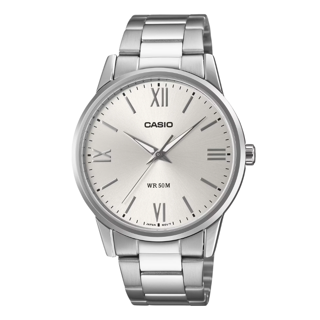 Casio Silver Dial Gents Watch - MTP-1303DD-7AVDF