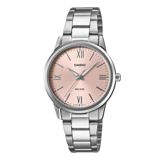 Casio Rose Gold Dial Ladies Watch - LTP-1303DD-4AVDF