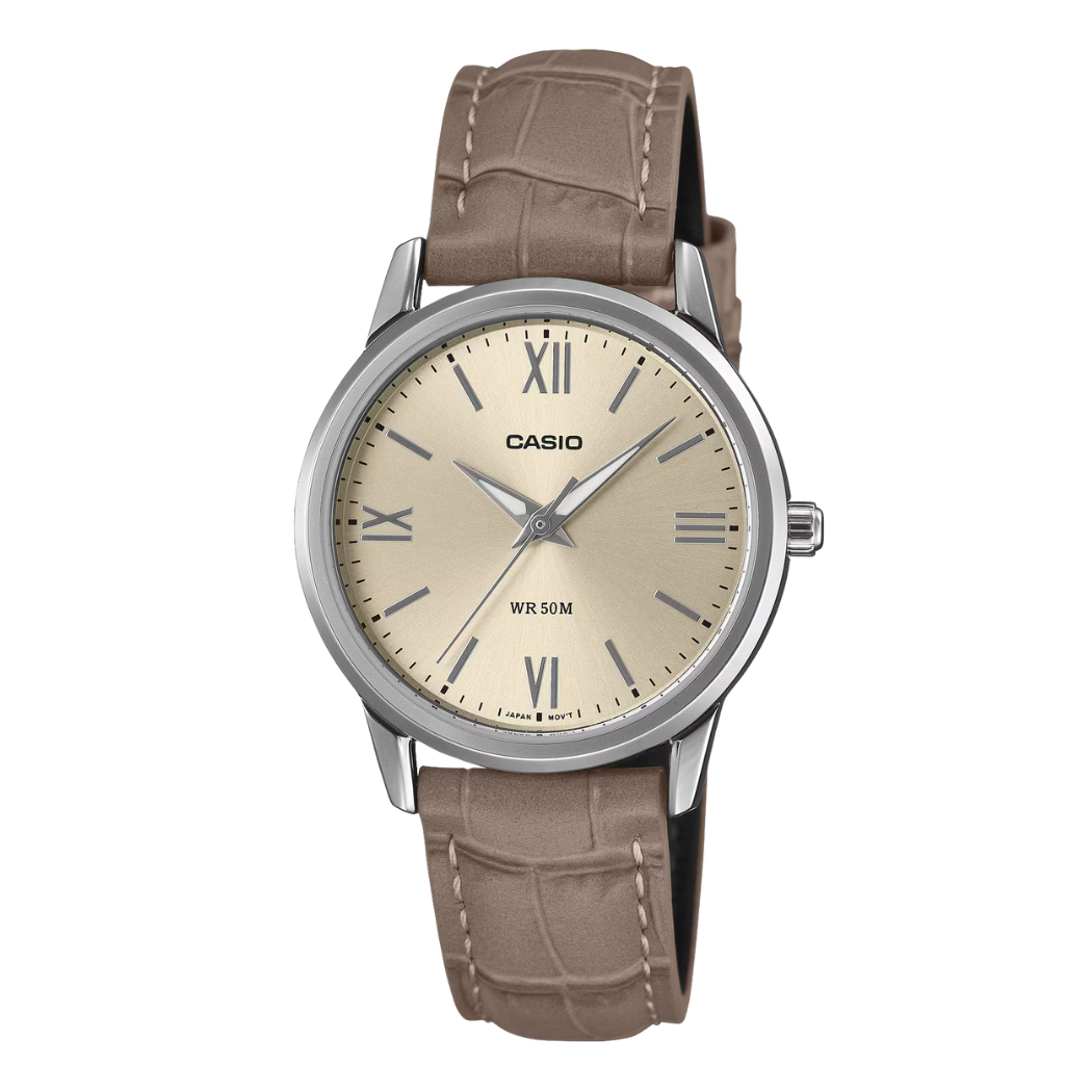 Casio Skin Dial Ladies Watch - LTP-1303LL-7AVDF