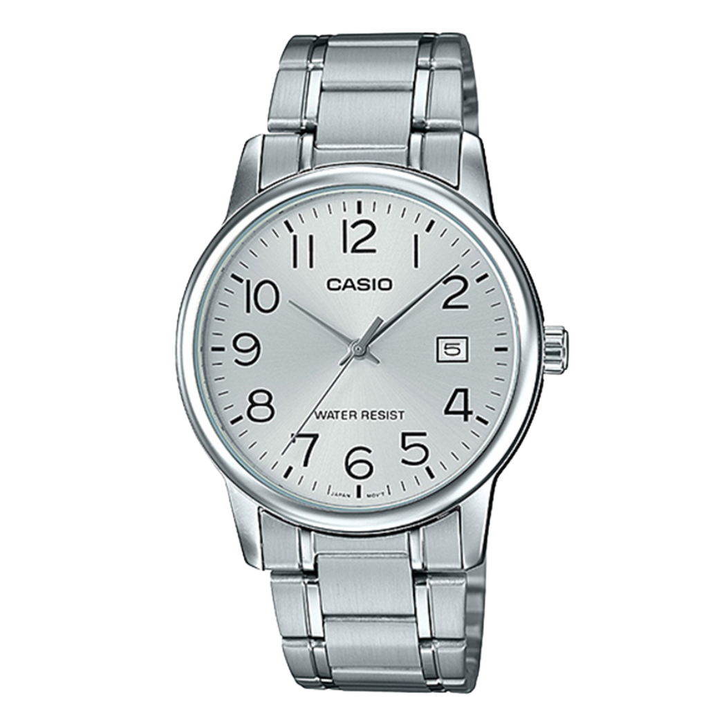 Casio Silver Dial Gents Watch - MTP-V002D-7BUDF
