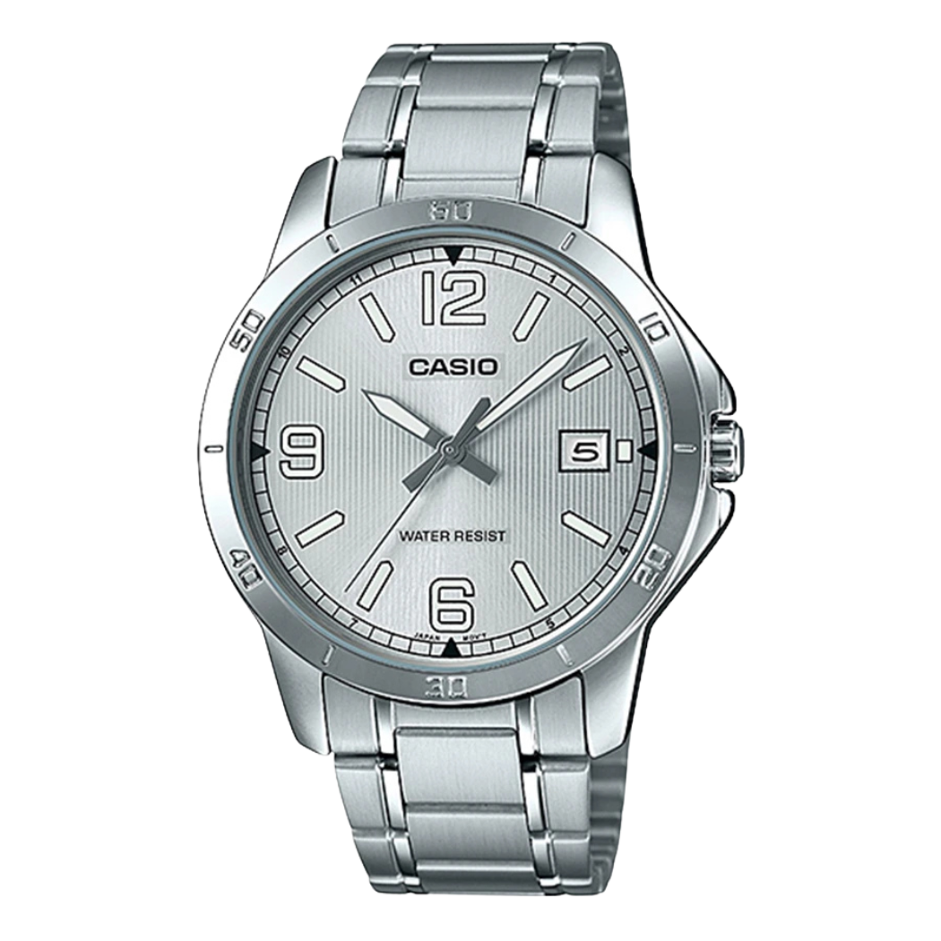 Casio Silver Dial Gents Watch - MTP-V004D-7B2UDF