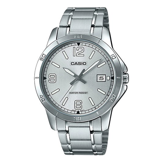 Casio Silver Dial Gents Watch - MTP-V004D-7B2UDF