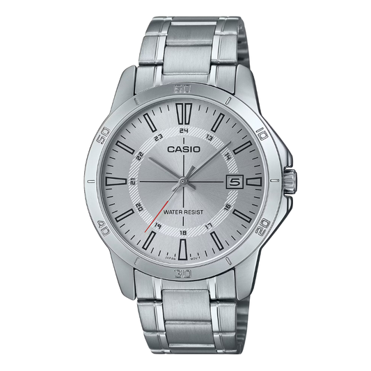 Casio Silver Dial Gents Watch - MTP-V004D-7CUDF