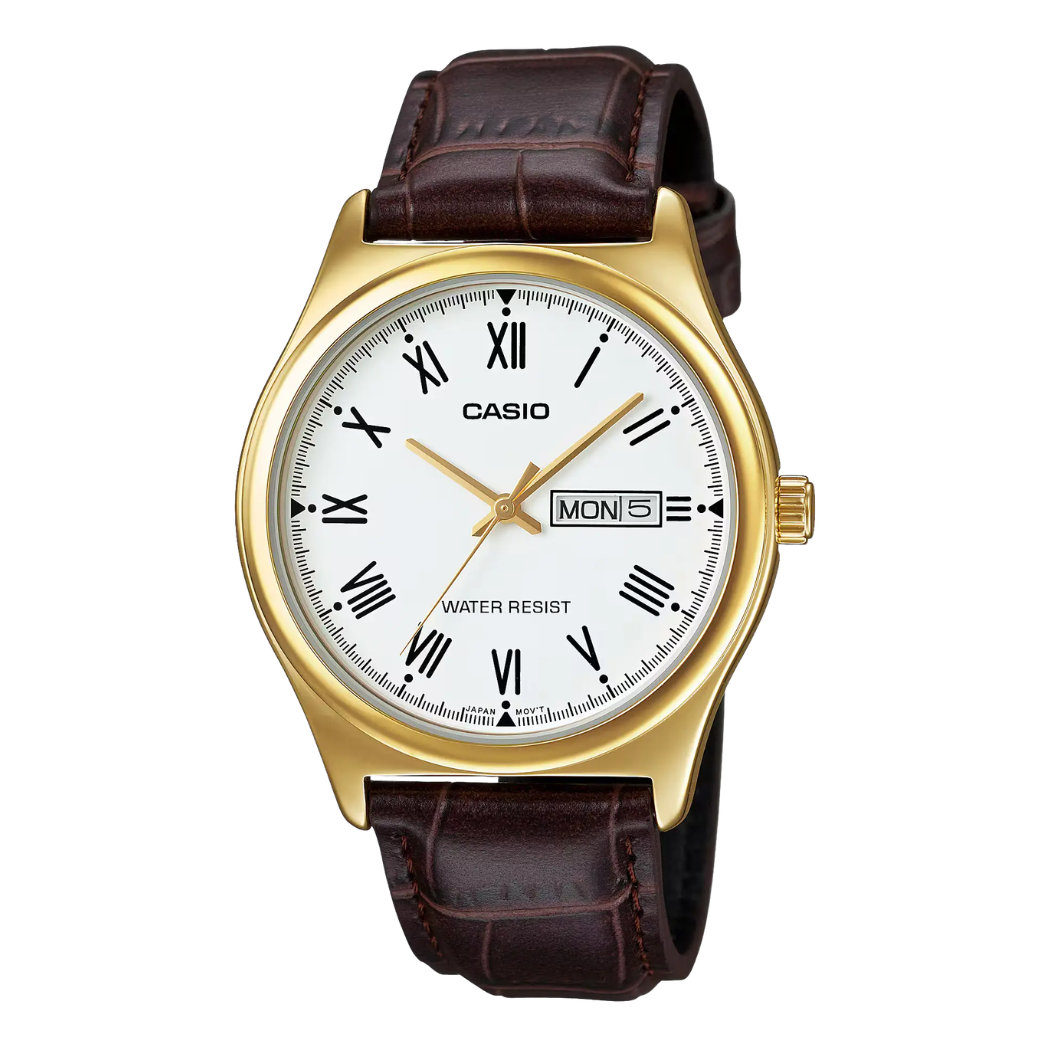Casio White Dial Gents Watch - MTP-V006GL-7BUDF