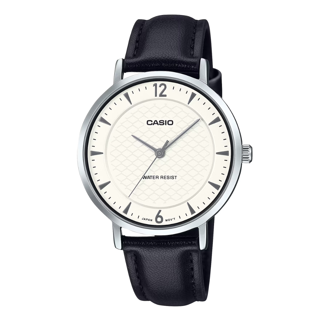 Casio White Dial Ladies Watch - LTP-VT04L-7A2DF