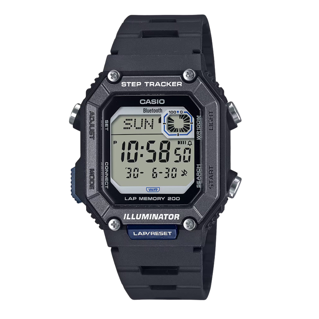 Casio Illuminator Black Dial Gents Watch - WS-B1000-1AVDF