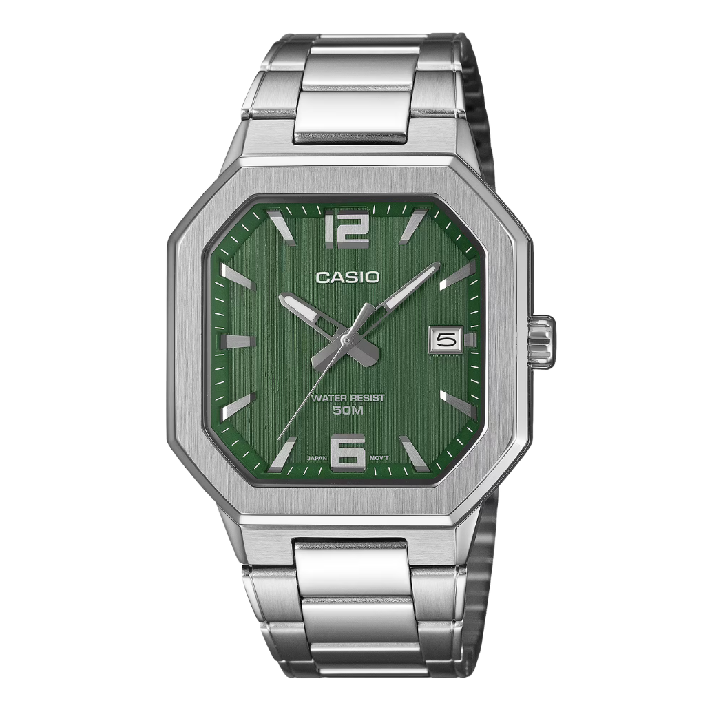 Casio Green Dial Gents Watch - MTP-B195D-3AVDF