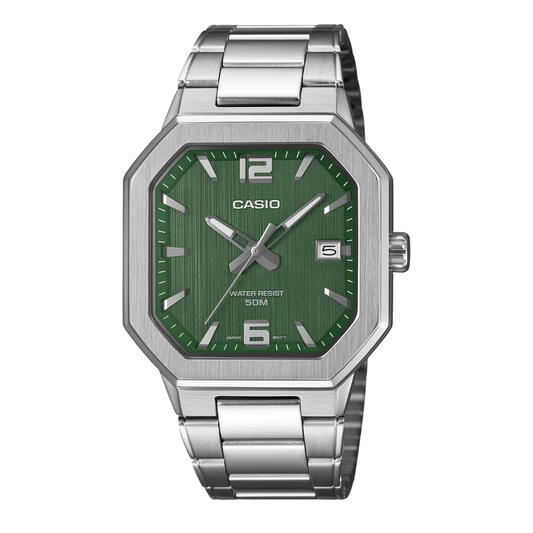Casio Green Dial Gents Watch - MTP-B195D-3AVDF