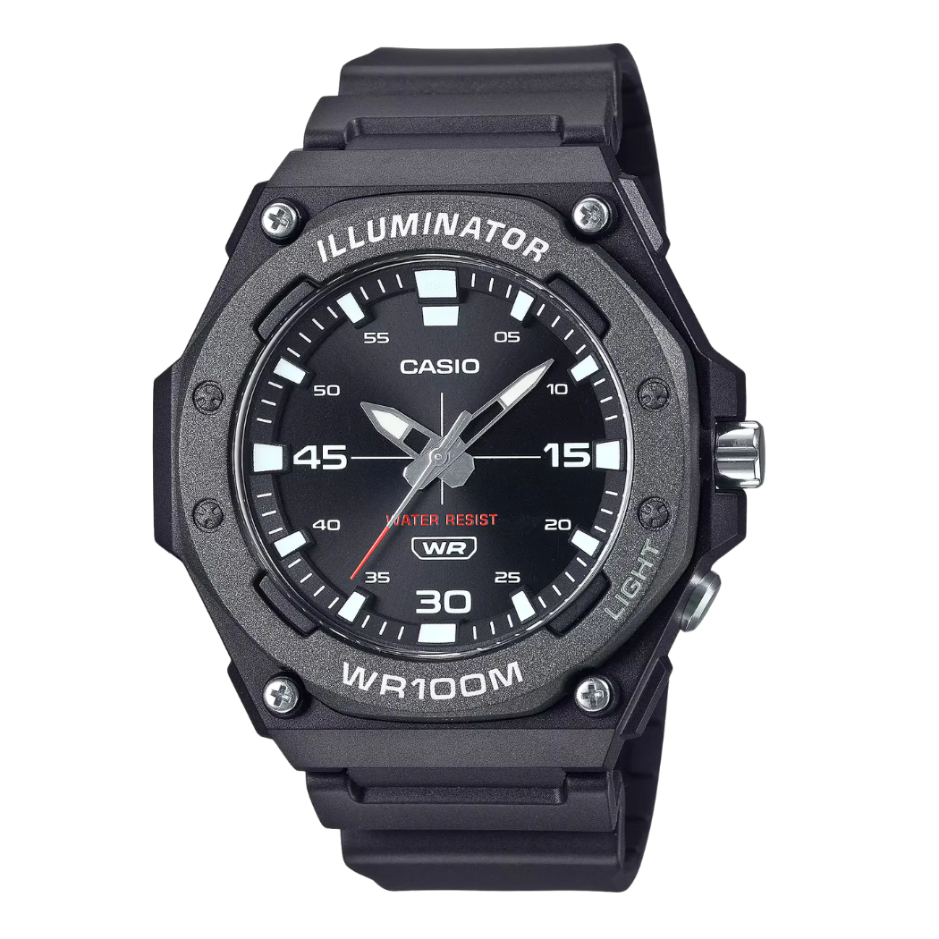 Casio Black Dial Gents Watch - MW-620H-1AVDF