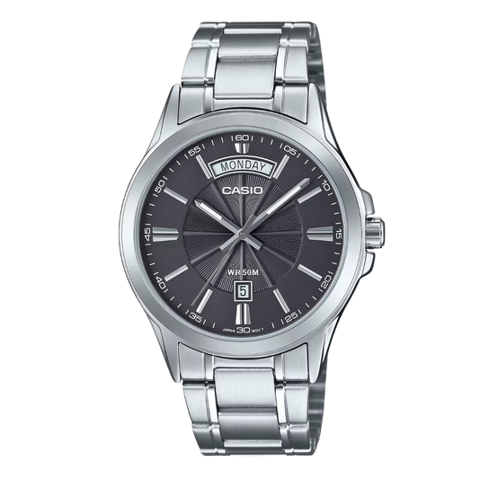 Casio Black Dial Gents Watch - MTP-1381D-8AVDF