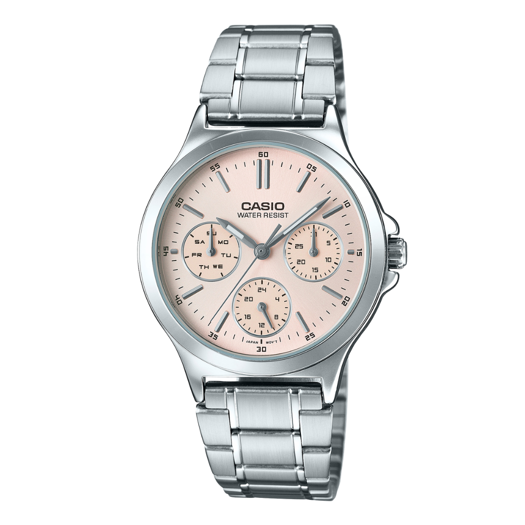 Casio Pink Dial Ladies Watch - LTP-V300D-4AUDF