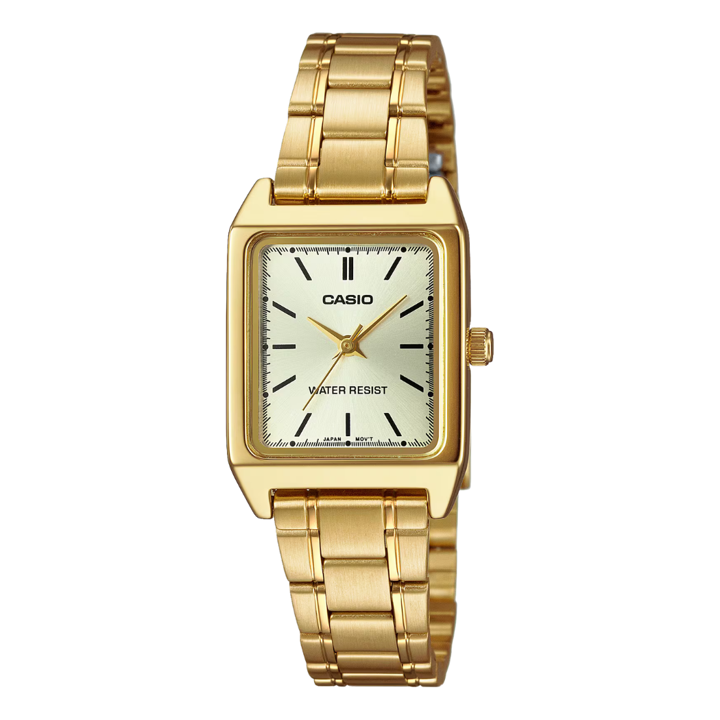 Casio Gold Dial Ladies Watch - LTP-V007G-9EUDF