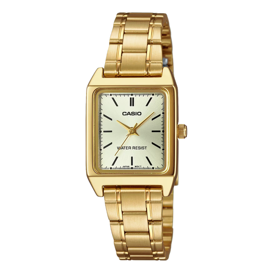 Casio Gold Dial Ladies Watch - LTP-V007G-9EUDF