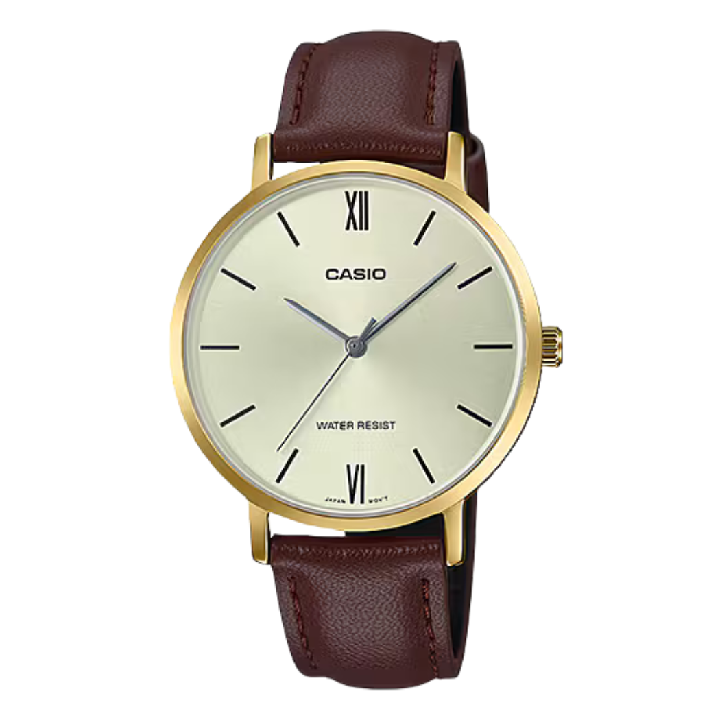 Casio Gold Dial Ladies Watch - LTP-VT01GL-9BUDF