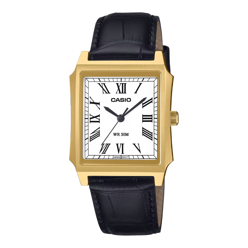 Casio White Dial Gents Watch - MTP-B190GL-7BVDF