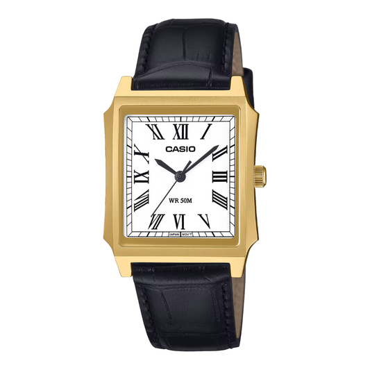 Casio White Dial Gents Watch - MTP-B190GL-7BVDF