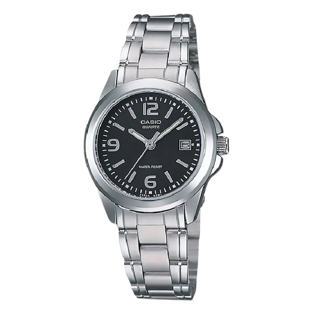 Casio Black Dial Ladies Watch - LTP-1215A-1ADF