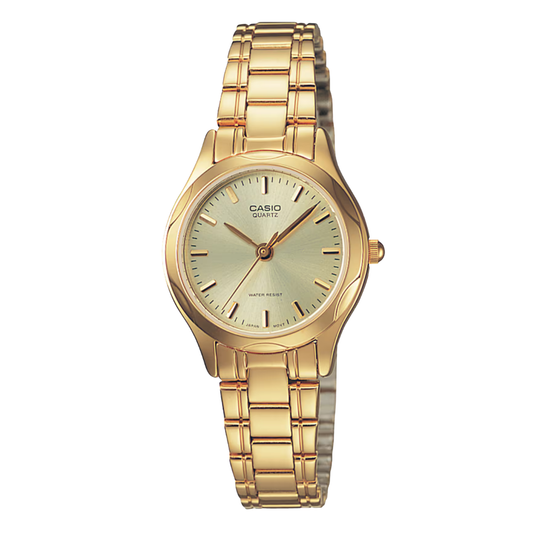 Casio Gold Dial Ladies Watch - LTP-1275G-9ADF