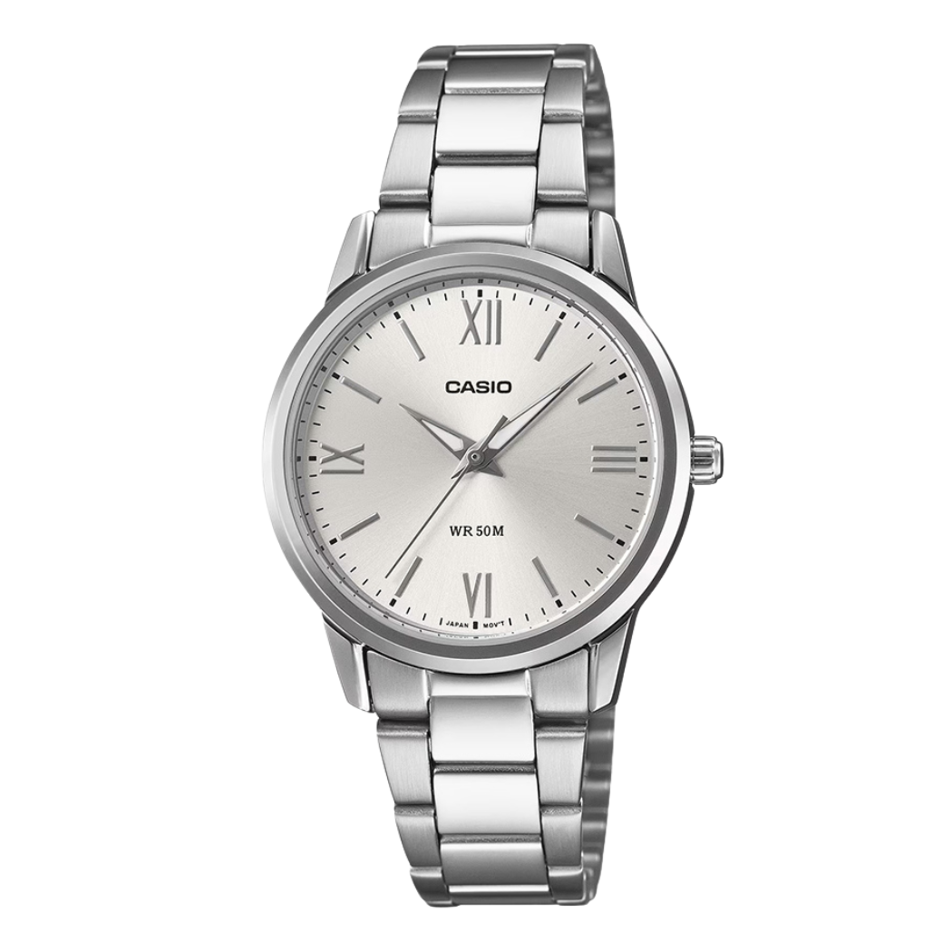 Casio Silver Dial Ladies Watch - LTP-1303DD-7AVDF
