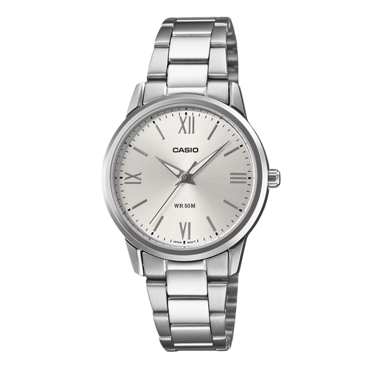 Casio Silver Dial Ladies Watch - LTP-1303DD-7AVDF