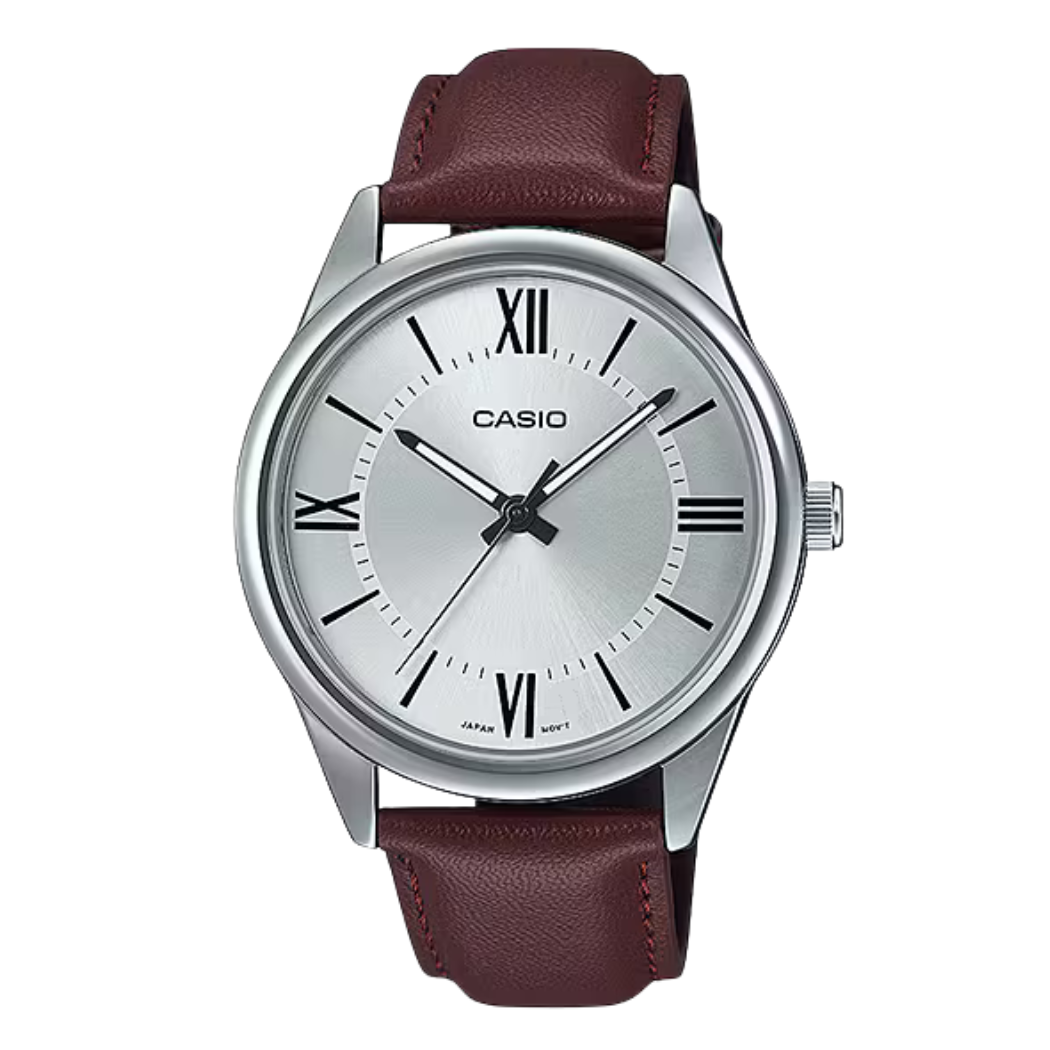 Casio Silver Dial Gents Watch - MTP-V005L-7B5UDF