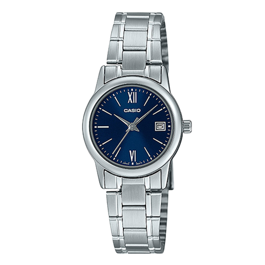 Casio Blue Dial Ladies Watch - LTP-V002D-2B3UDF