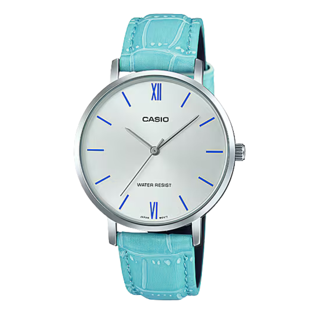 Casio Silver Dial Ladies Watch - LTP-VT01L-7B3UDF